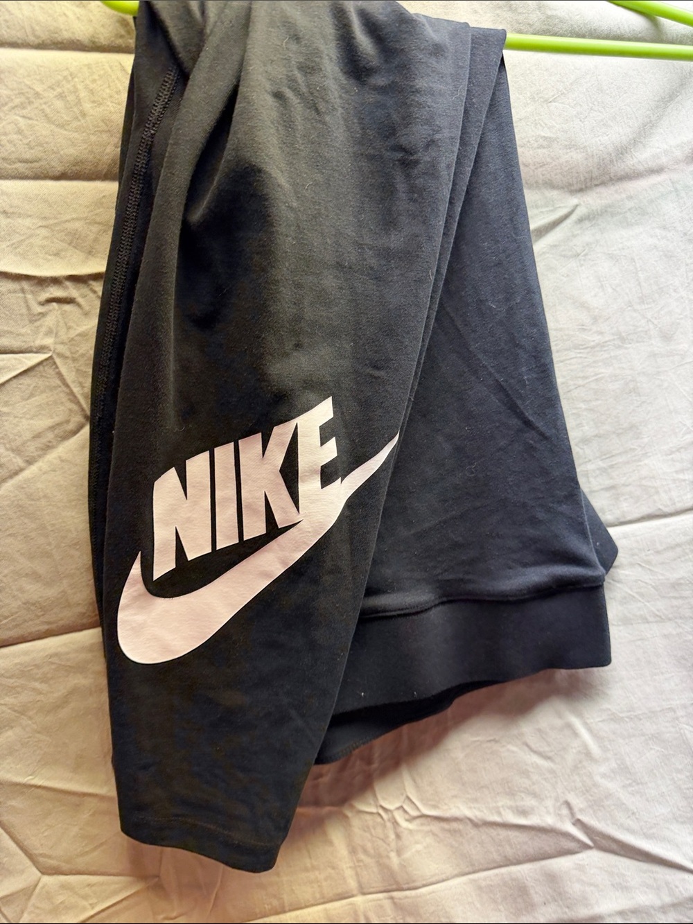 Nike Women’s Black Leggings with White Swoosh Logo